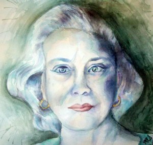 Watercolor Portrait of Nana